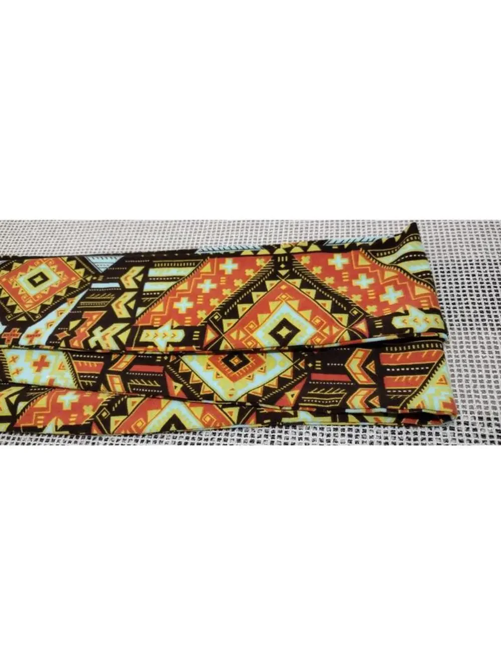Geometric Diamonds Brown Retro Sash Cloth Belt Tribal Brown Hippie Bohemian NEW
